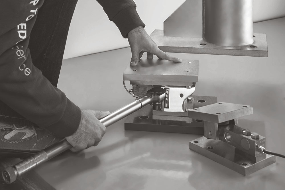 installation of a METTLER TOLEDO power mount
