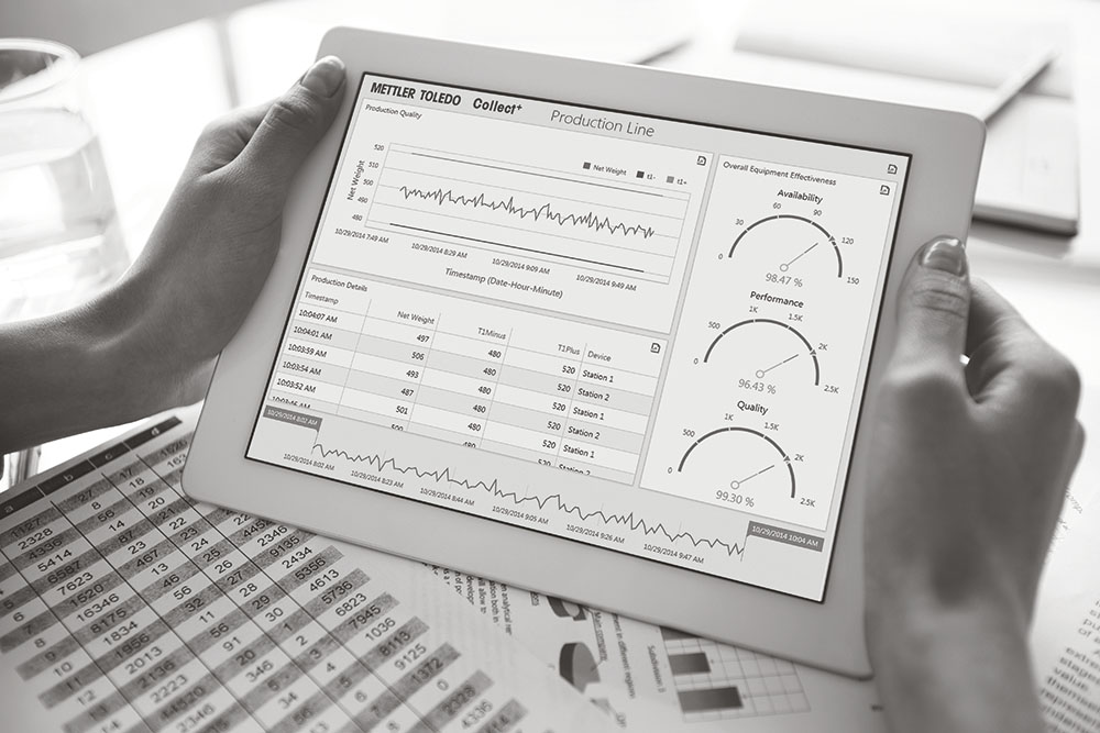 METTLER TOLEDO collect production line results on a tablet