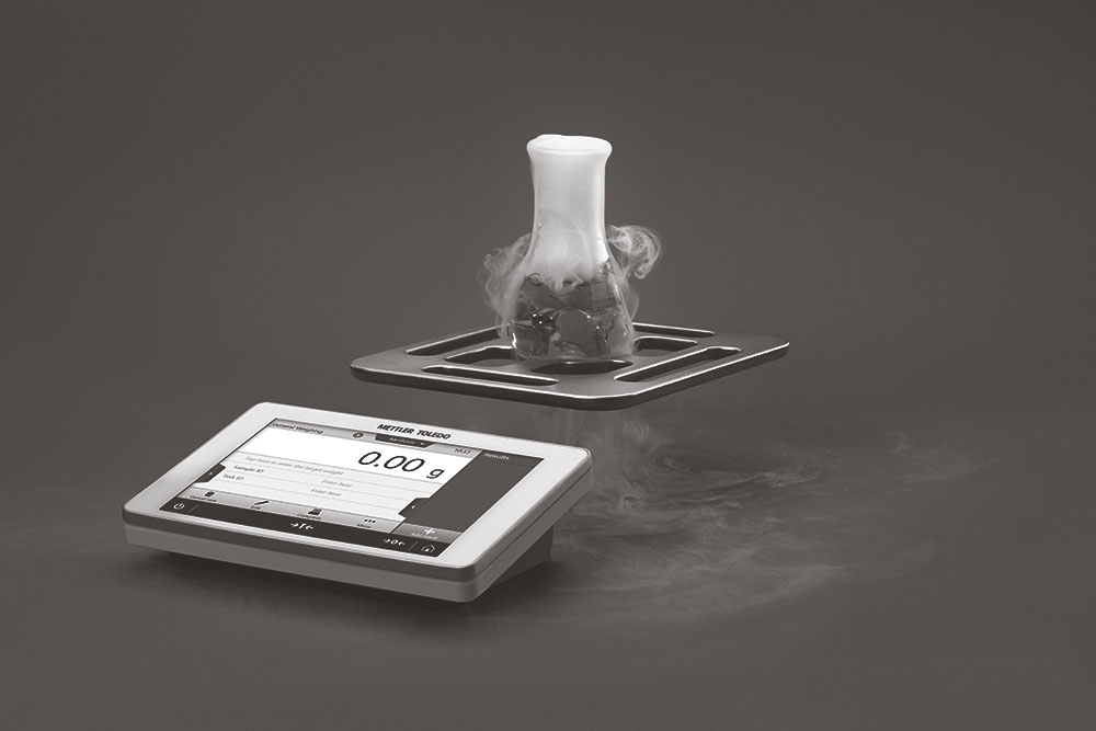 METTLER TOLEDO smart pan pro with stability air flow XPR precision balance terminal