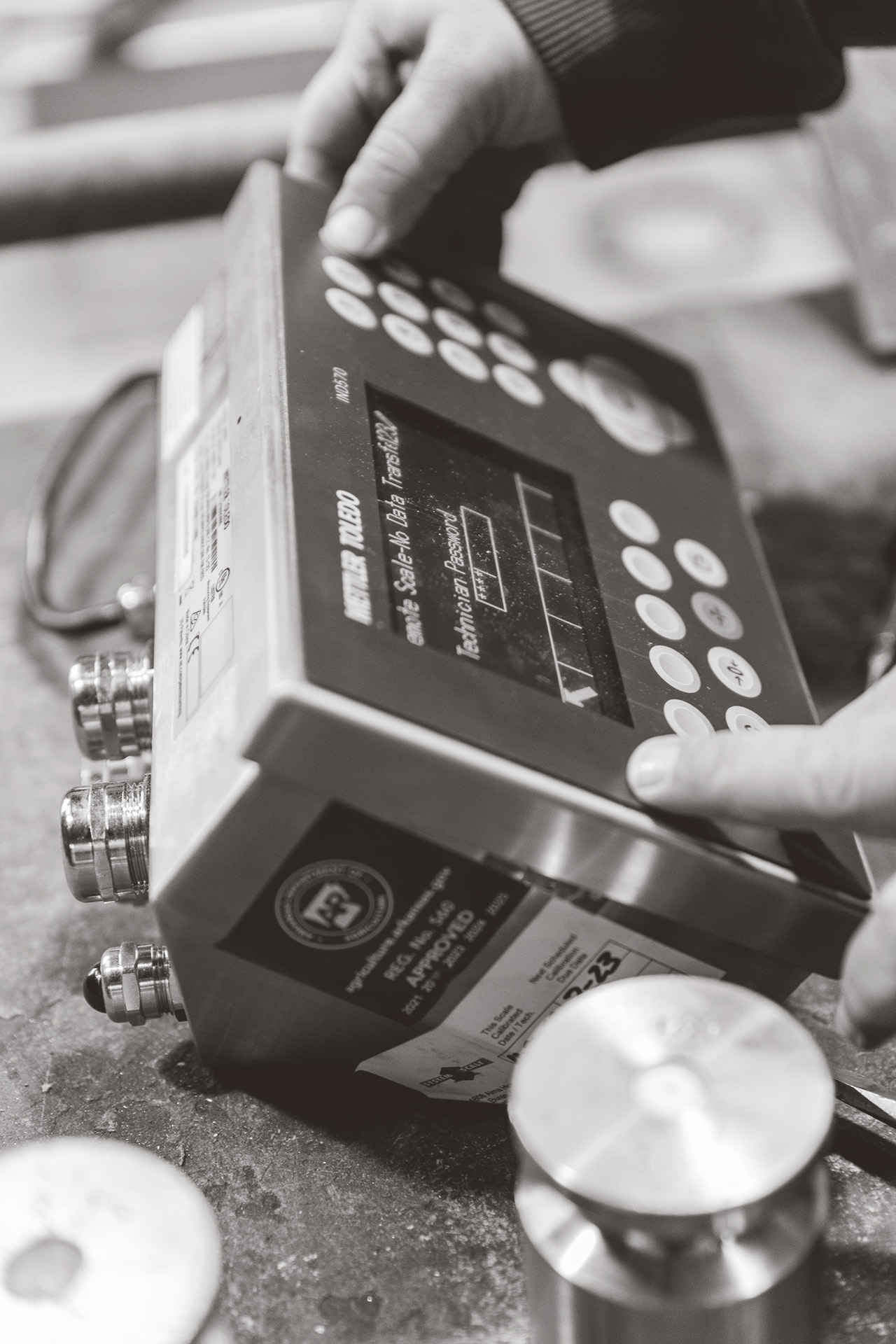Industrial scale interface