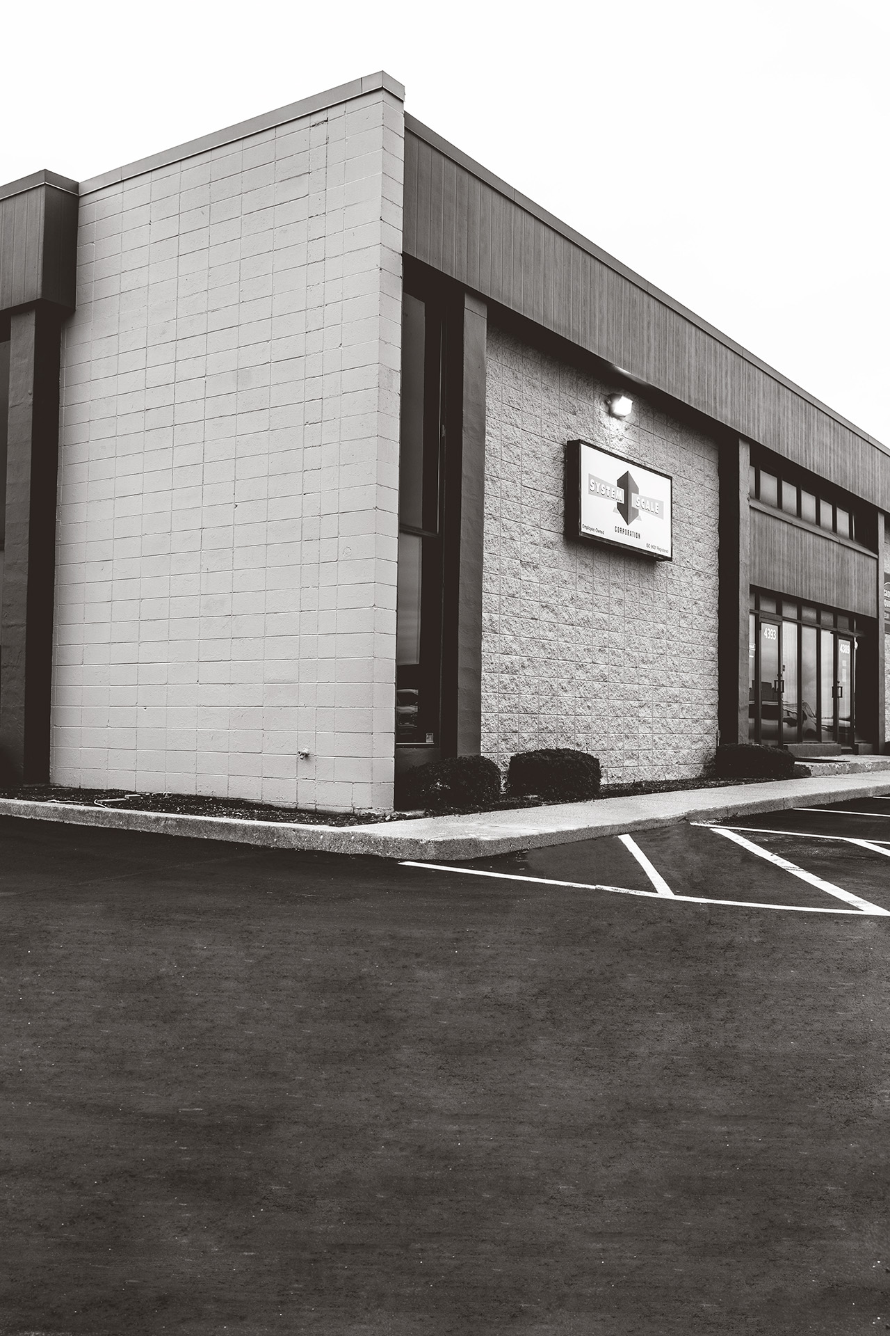Exterior of System Scale building