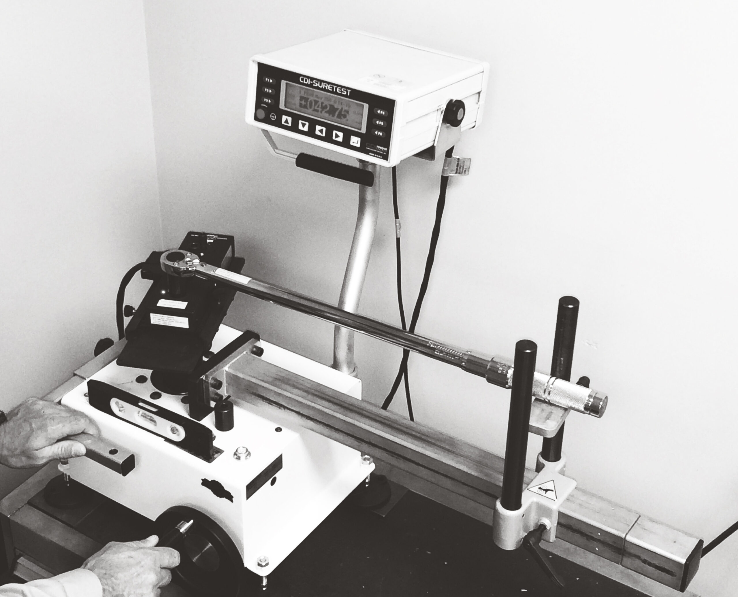 Torque Wrench Calibration in action