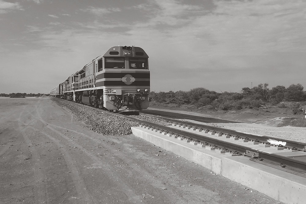 train on tracks